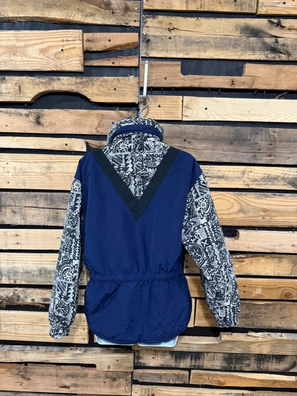 Vintage Fera Skiwear Ski Jacket Coat Women’s‎ Size 10 Navy/Black/White
